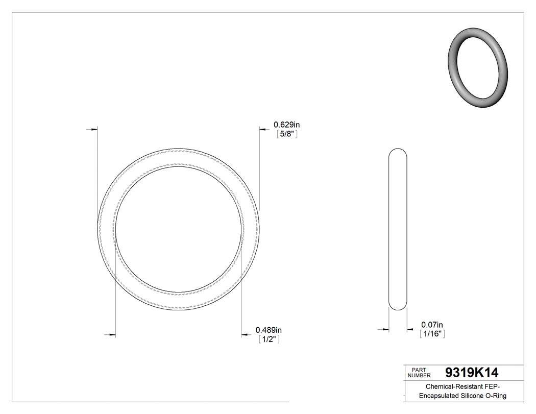 Technical drawing - 9319K14